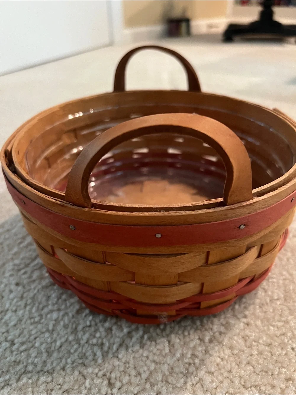 Longaberger Mothers Day Basket and Protector - SFH